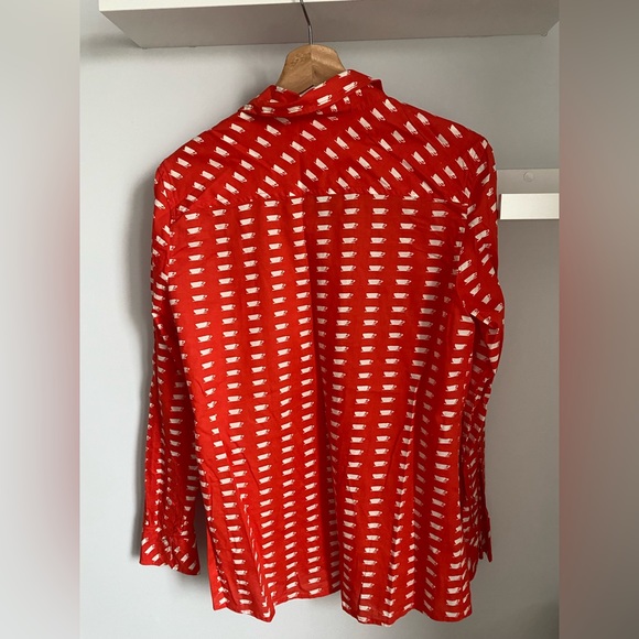 Gap Orange Coffee cup Shirt , small size - Picture 2 of 4